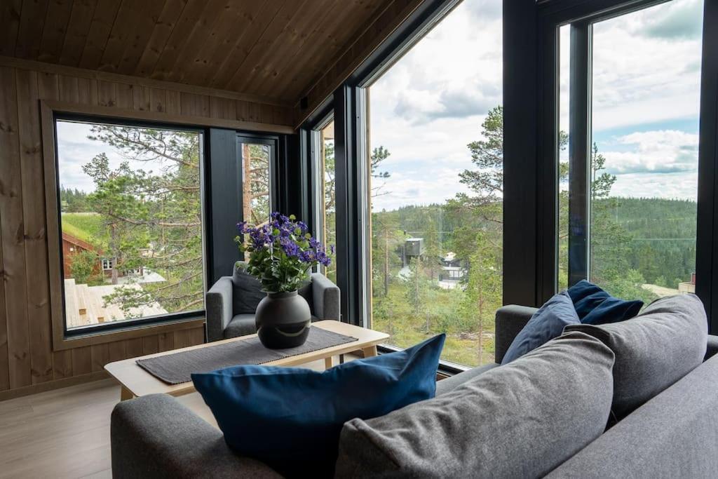 New, Modern, Cosy Hut Close To Norefjell Ski & Spa Noresund Eksteriør bilde